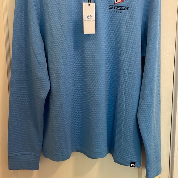 New Southern Tide Florida Yacht Club Men’s Quarter-Zip Pullover Large - Picture 4 of 15